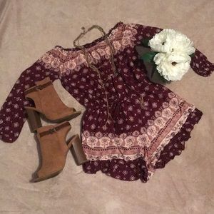 Off the shoulder romper